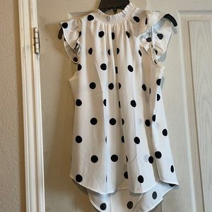Polkadot blouse